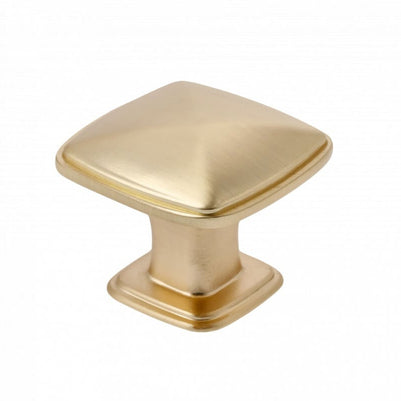 Buton mobilă POINT 30x24 mm, brushed gold