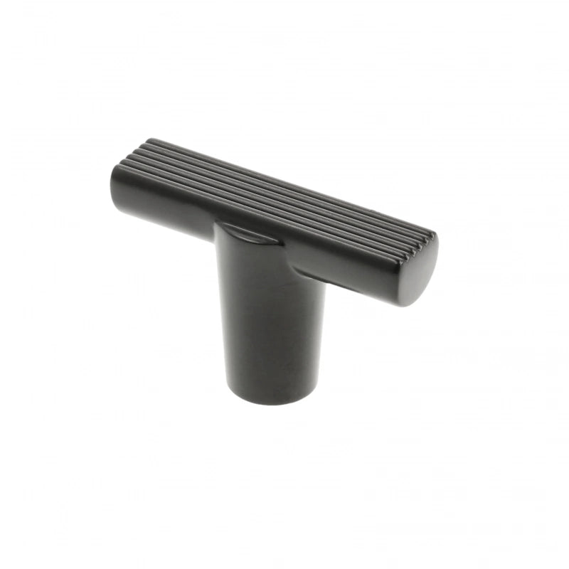 Buton mobilă RAY 40x25 mm, negru mat