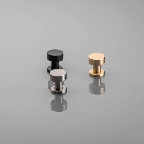 Buton mobilă RING 26x31 mm, brushed gold