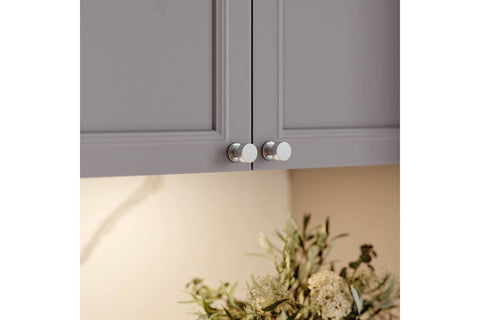 Buton mobilă RING 26x31 mm, inox