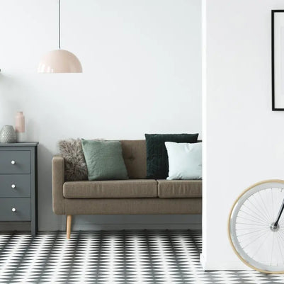 Buton mobilă SPOT 24x21 mm, alb mat