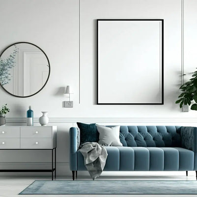 Buton mobilă SPOT 24x21 mm, alb mat