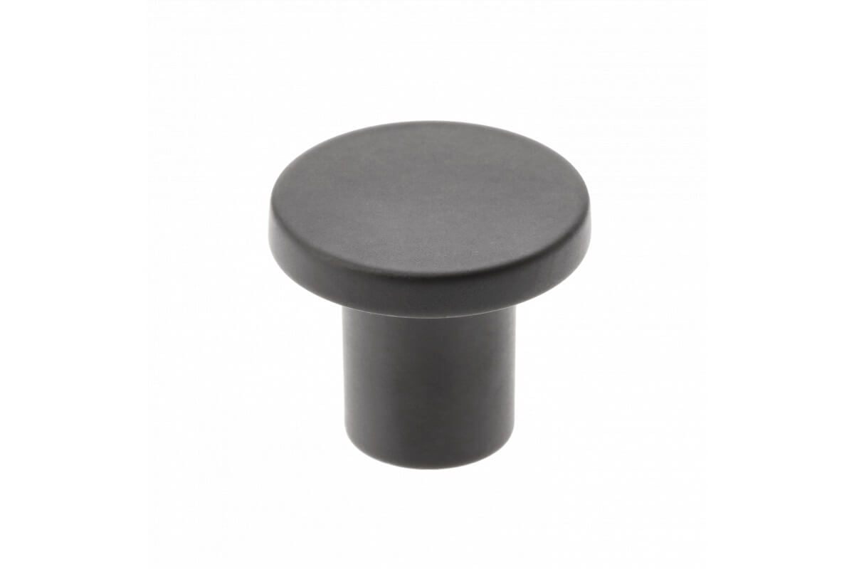 Buton mobilă SPOT 24x21 mm, negru mat