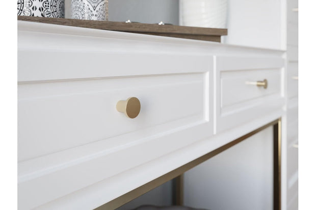 Buton mobilă SPOT 24x21 mm, brushed gold