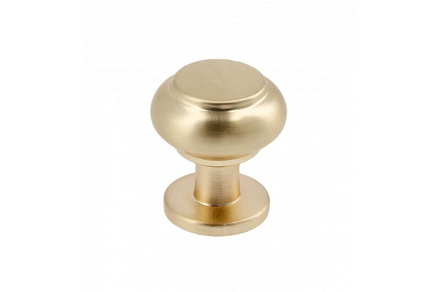 Buton mobilă STILO 33x31 mm, brushed gold