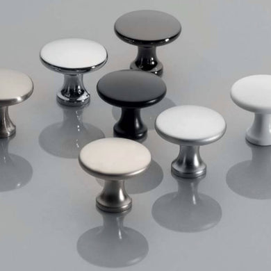 Buton mobilă UDINE 29x25 mm, negru mat