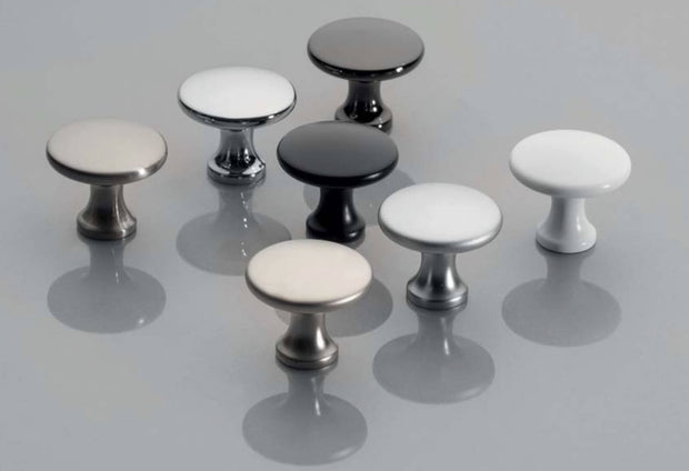 Buton mobilă UDINE 29x25 mm, inox