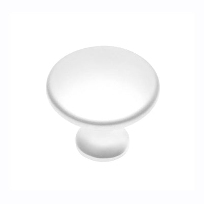 Buton mobilă UDINE 29x25 mm, alb mat