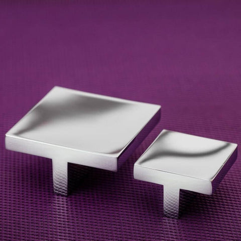 Buton mobilă UZ-60 60x60 mm, cromat