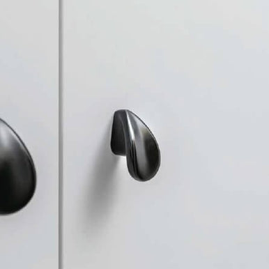 Buton mobilă VENICE 28x46 mm, negru mat