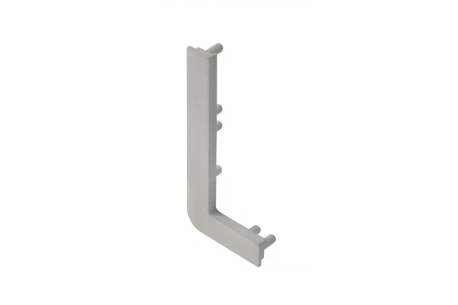 Capac deschis profil VELLO L, stânga, inox