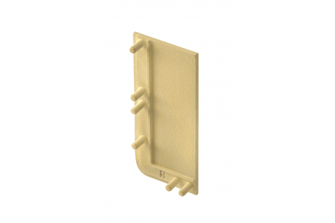 Capac lateral plin dreapta mâner profil VELLO L, gold