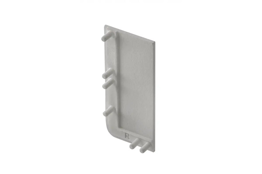 Capac lateral plin dreapta mâner profil VELLO L, inox