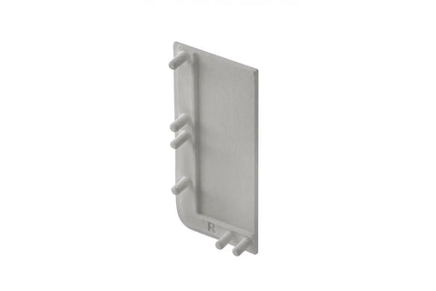 Capac lateral plin dreapta mâner profil VELLO L, inox
