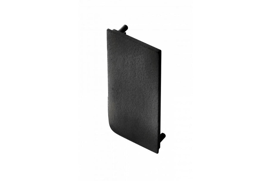 Capac lateral plin stânga mâner profil VELLO L, negru mat