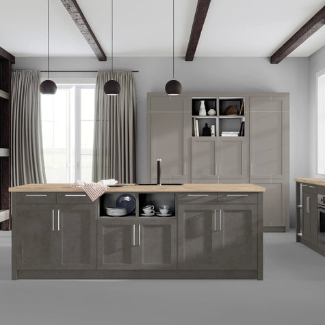 RENOLIT 3D Thermolaminate – Cubanit Grey Premier Matt