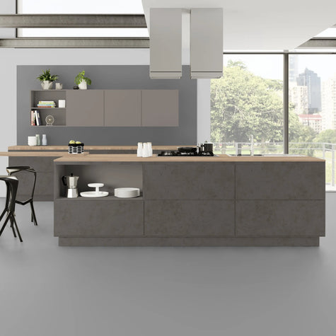RENOLIT 3D Thermolaminate – Cubanit Grey Premier Matt