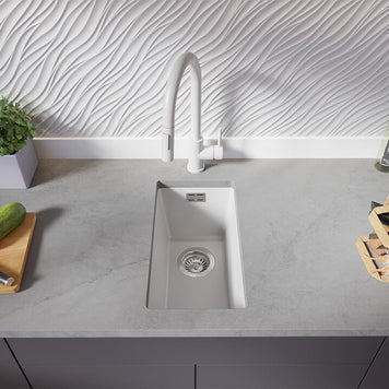 Chiuvetă granit sub blat London 45 XXL – Cuvă 370×430×200 mm