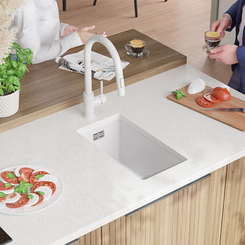 Chiuvetă granit sub blat London 45 XXL – Cuvă 370×430×200 mm