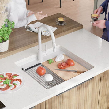 Chiuvetă din granit sub blat Bergen 60 Low Cut – Cuvă MAX 520×400×200 mm, raft Low Cut