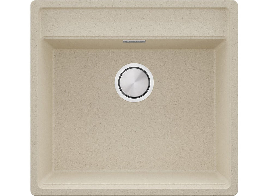 Chiuvetă din granit sub blat Bergen 60 Low Cut – Cuvă MAX 520×400×200 mm, raft Low Cut