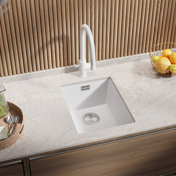 Chiuvetă de bucătărie din granit sub blat cu cea mai mare cuvă XXL – London 40