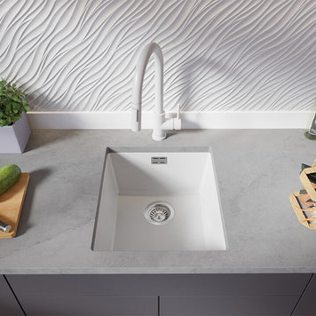 Chiuvetă granit sub blat London 45 XXL – Cuvă 370×430×200 mm