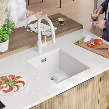 Chiuvetă granit sub blat London 45 XXL – Cuvă 370×430×200 mm