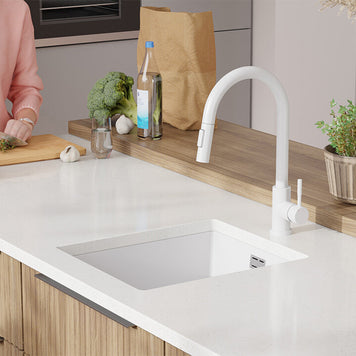 Chiuvetă granit sub blat London 45 XXL – Cuvă 370×430×200 mm