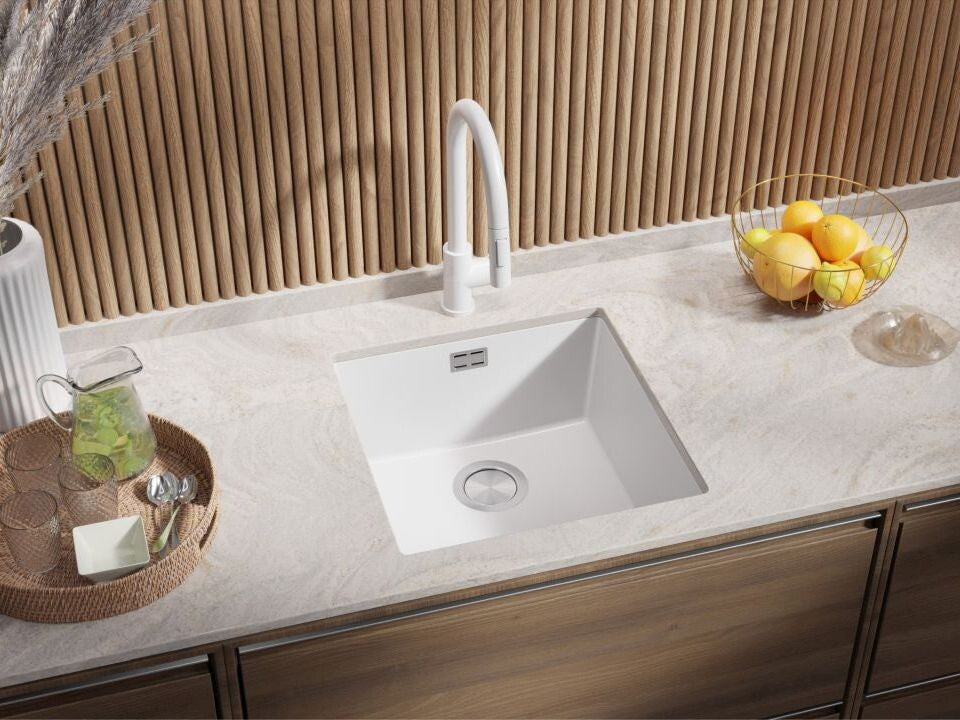 Chiuvetă granit sub blat London 50 XXL – Cuvă 420×430×200 mm