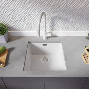 Chiuvetă granit sub blat London 50 XXL – Cuvă 420×430×200 mm