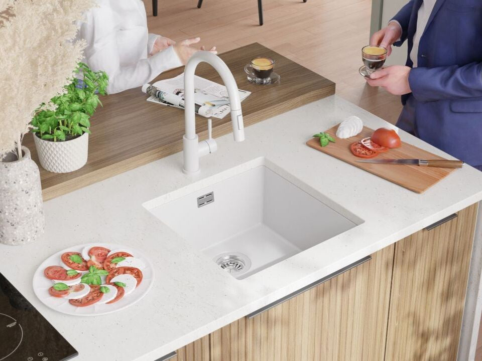 Chiuvetă granit sub blat London 50 XXL – Cuvă 420×430×200 mm