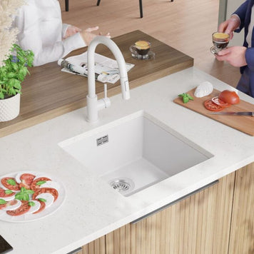 Chiuvetă granit sub blat London 50 XXL – Cuvă 420×430×200 mm