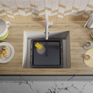 Chiuvetă granit sub blat London 60 XXL – Cuvă 520×430×200 mm