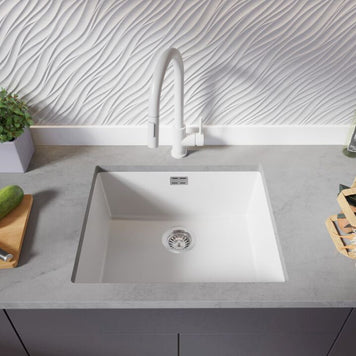 Chiuvetă granit sub blat London 60 XXL – Cuvă 520×430×200 mm