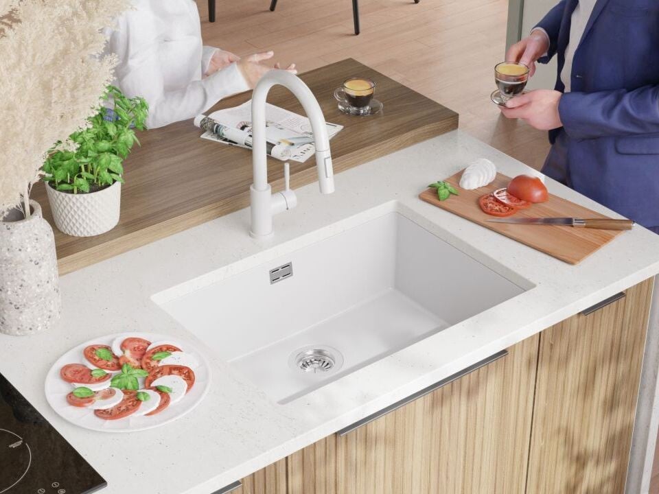 Chiuvetă granit sub blat London 70 XXL – Cuvă 620×430×200 mm