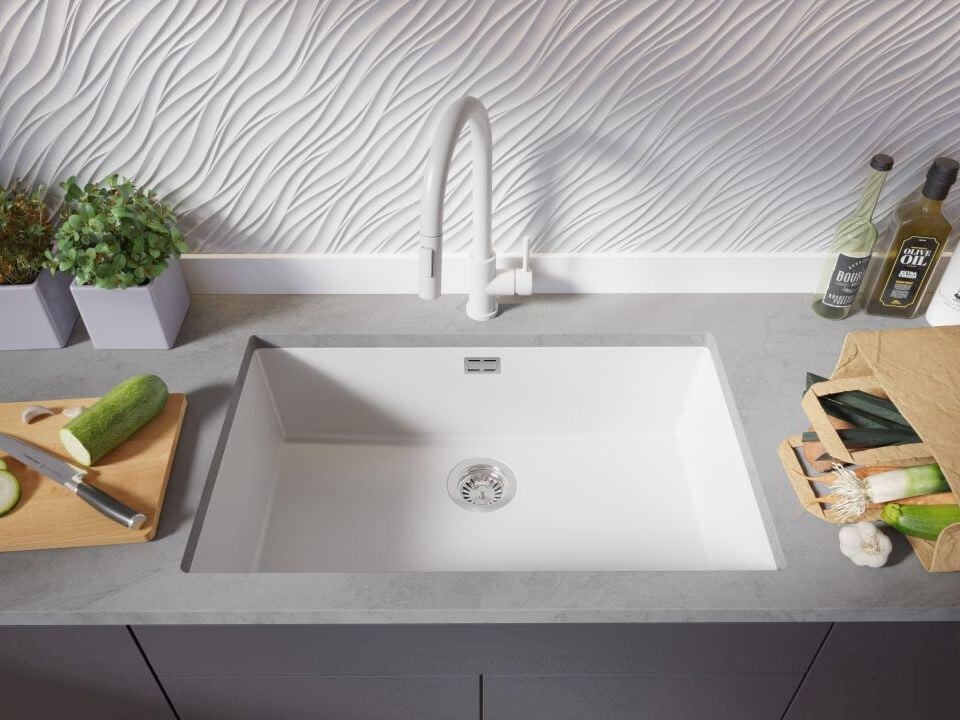 Chiuvetă granit sub blat London 80 XXL – Cuvă 720×430×200 mm