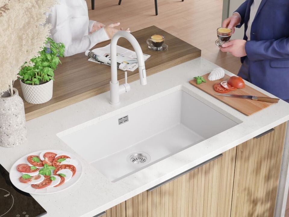 Chiuvetă granit sub blat London 80 XXL – Cuvă 720×430×200 mm