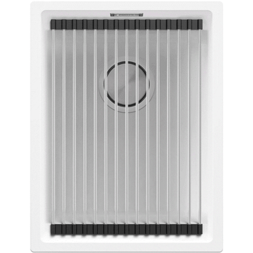 Chiuvetă de bucătărie din granit sub blat cu cea mai mare cuvă XXL – Praga 40 Level (+ scurgător cu rolă GRATUIT)