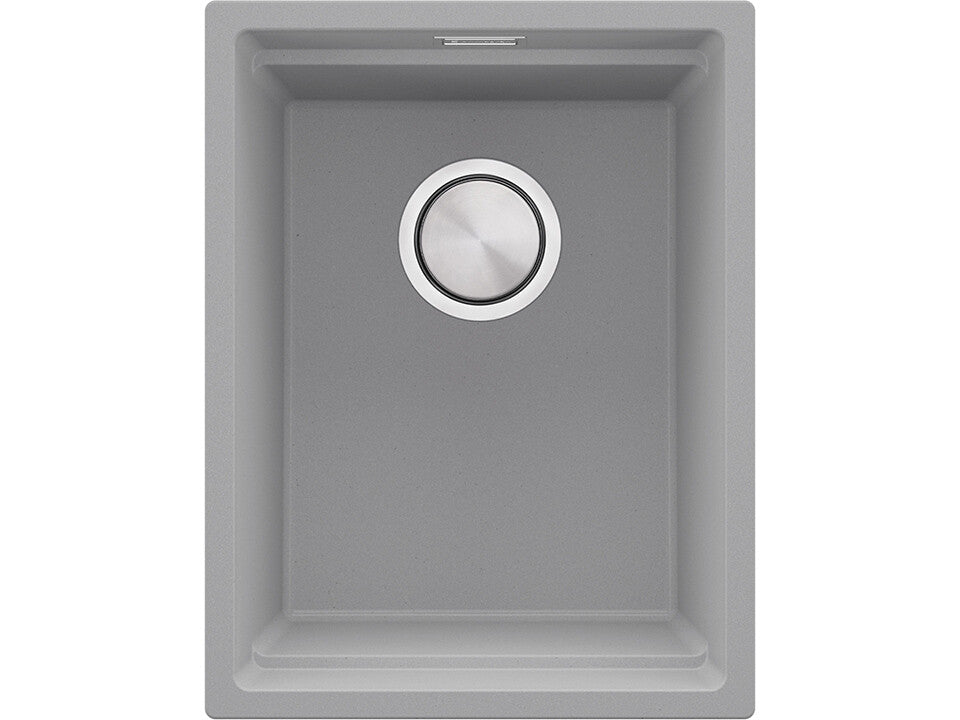 Chiuvetă de bucătărie din granit sub blat cu cea mai mare cuvă XXL – Praga 40 Level (+ scurgător cu rolă GRATUIT)