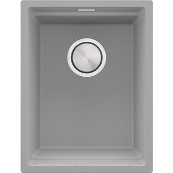 Chiuvetă de bucătărie din granit sub blat cu cea mai mare cuvă XXL – Praga 40 Level (+ scurgător cu rolă GRATUIT)