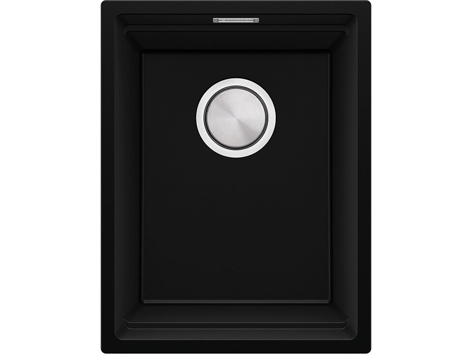 Chiuvetă de bucătărie din granit sub blat cu cea mai mare cuvă XXL – Praga 40 Level (+ scurgător cu rolă GRATUIT)