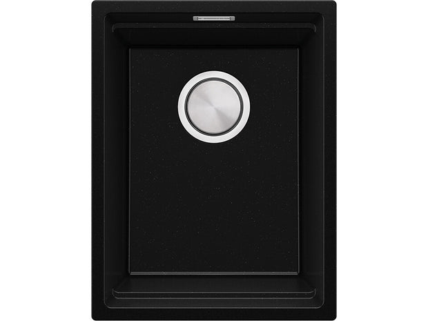 Chiuvetă de bucătărie din granit sub blat cu cea mai mare cuvă XXL – Praga 40 Level (+ scurgător cu rolă GRATUIT)