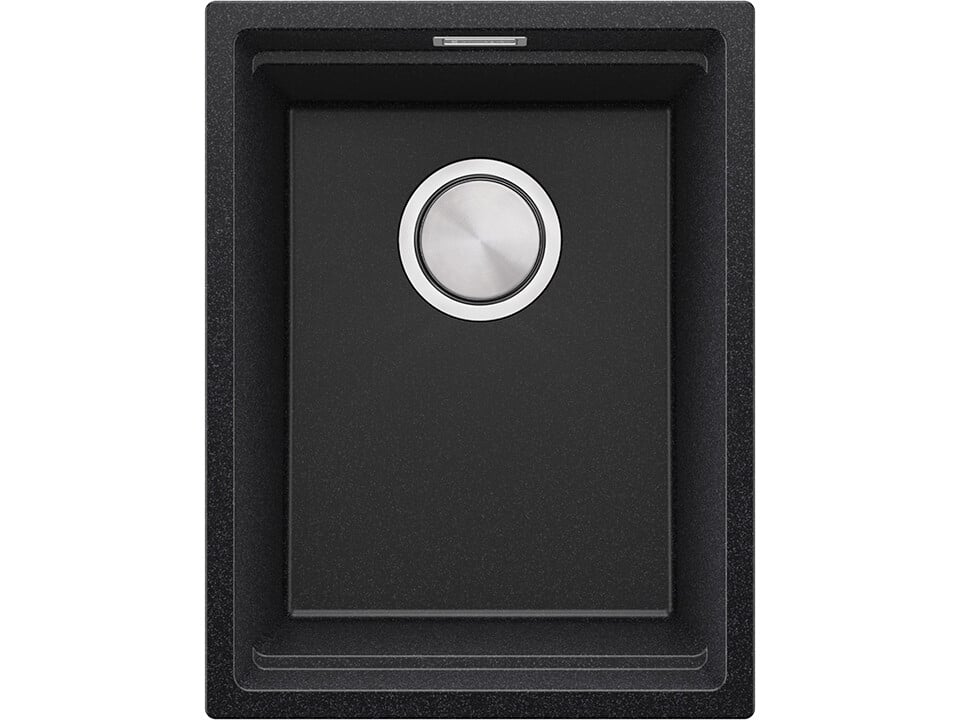 Chiuvetă de bucătărie din granit sub blat cu cea mai mare cuvă XXL – Praga 40 Level (+ scurgător cu rolă GRATUIT)