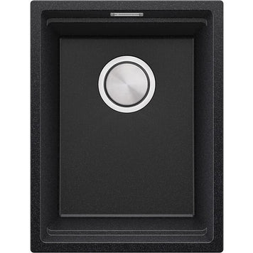 Chiuvetă de bucătărie din granit sub blat cu cea mai mare cuvă XXL – Praga 40 Level (+ scurgător cu rolă GRATUIT)