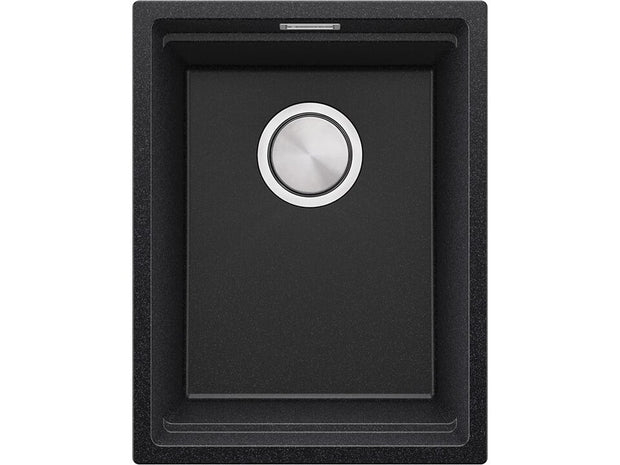 Chiuvetă de bucătărie din granit sub blat cu cea mai mare cuvă XXL – Praga 40 Level (+ scurgător cu rolă GRATUIT)