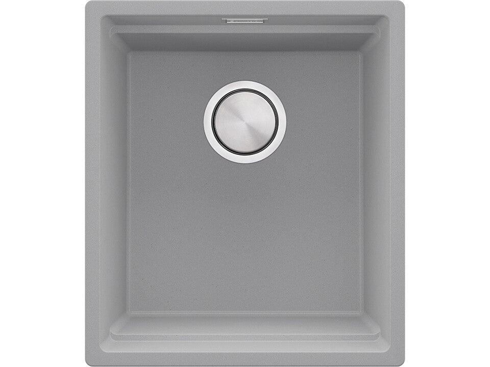 Chiuvetă de bucătărie din granit sub blat cu cuvă XXL și sistem Level – Praga 45 Level (+ scurgător cu rolă GRATUIT)