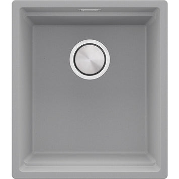 Chiuvetă de bucătărie din granit sub blat cu cuvă XXL și sistem Level – Praga 45 Level (+ scurgător cu rolă GRATUIT)