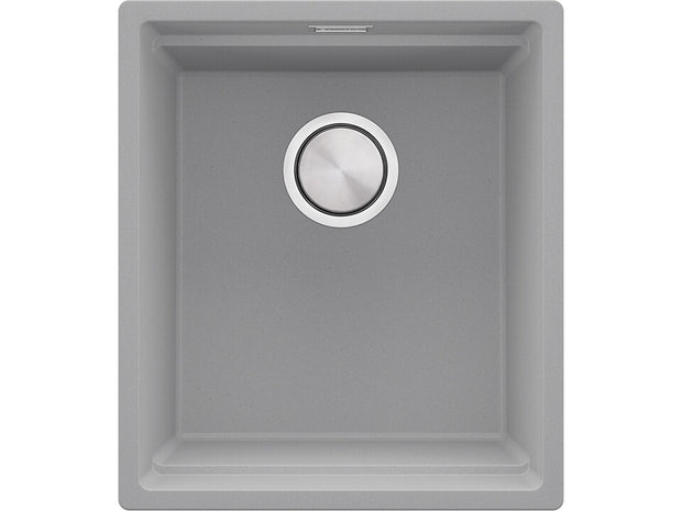 Chiuvetă de bucătărie din granit sub blat cu cuvă XXL și sistem Level – Praga 45 Level (+ scurgător cu rolă GRATUIT)