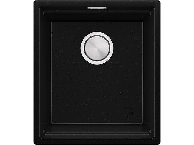 Chiuvetă de bucătărie din granit sub blat cu cuvă XXL și sistem Level – Praga 45 Level (+ scurgător cu rolă GRATUIT)